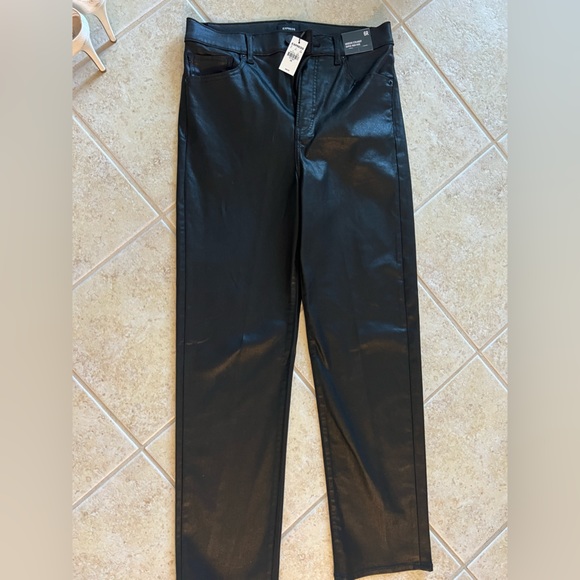 Express Leather Look Pants - Picture 7 of 8